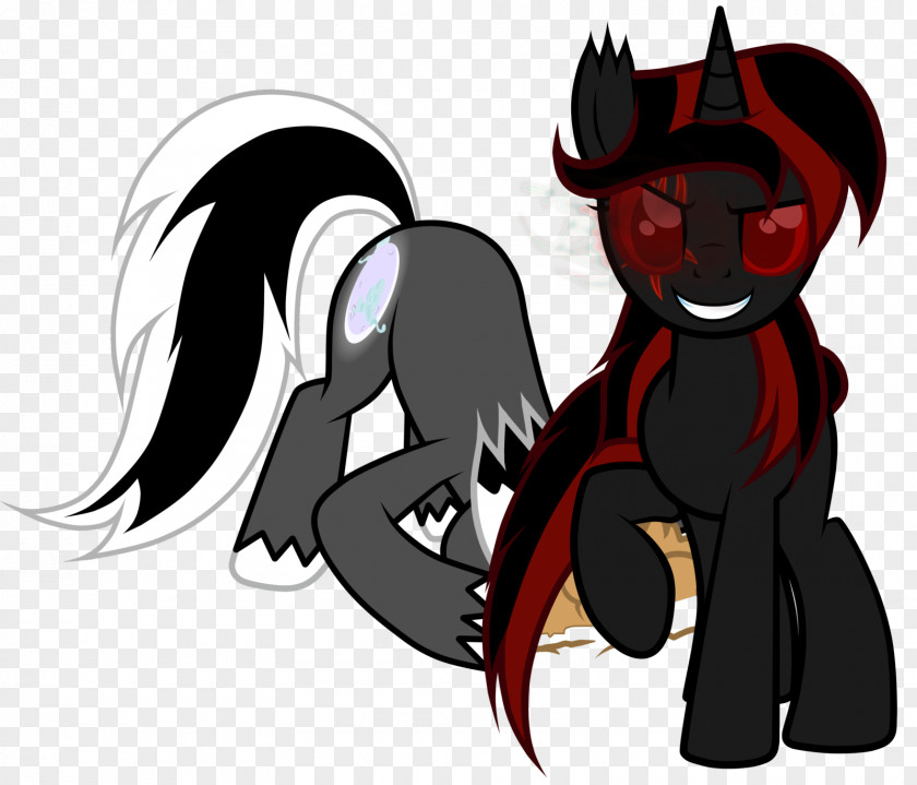 Horse Canidae Demon Dog Cartoon PNG