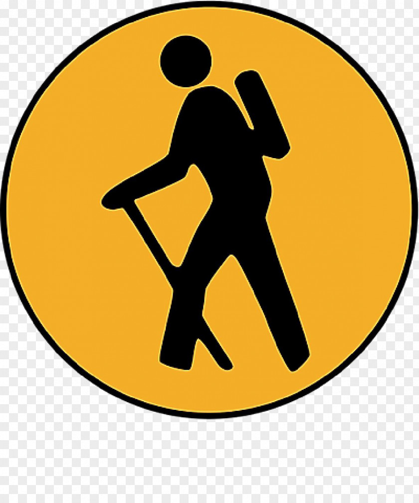 Road Hiking Traffic Sign Trail Stock Photography PNG