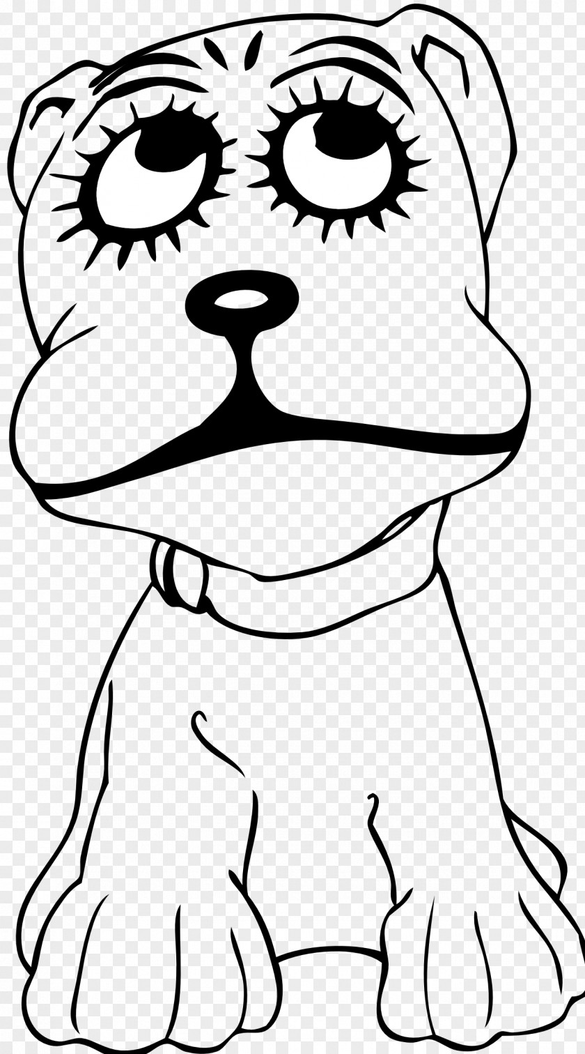 Line Drawings Of Dogs Dog Puppy Cartoon Clip Art PNG