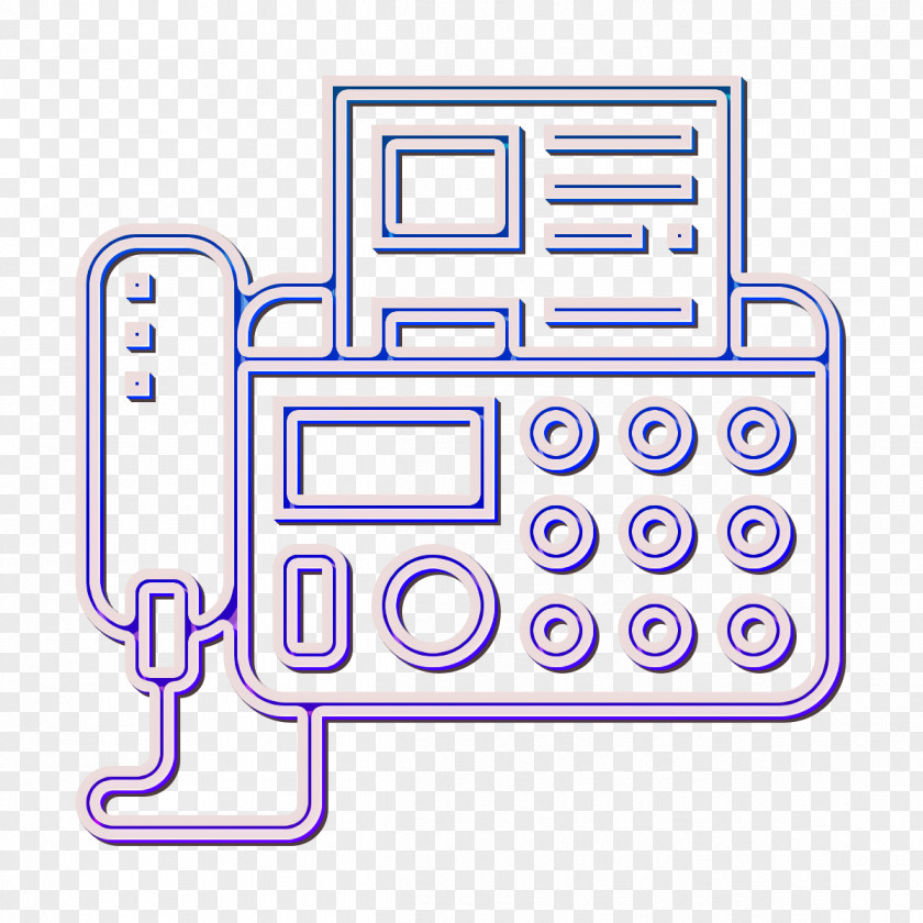 Business Essential Icon Fax PNG