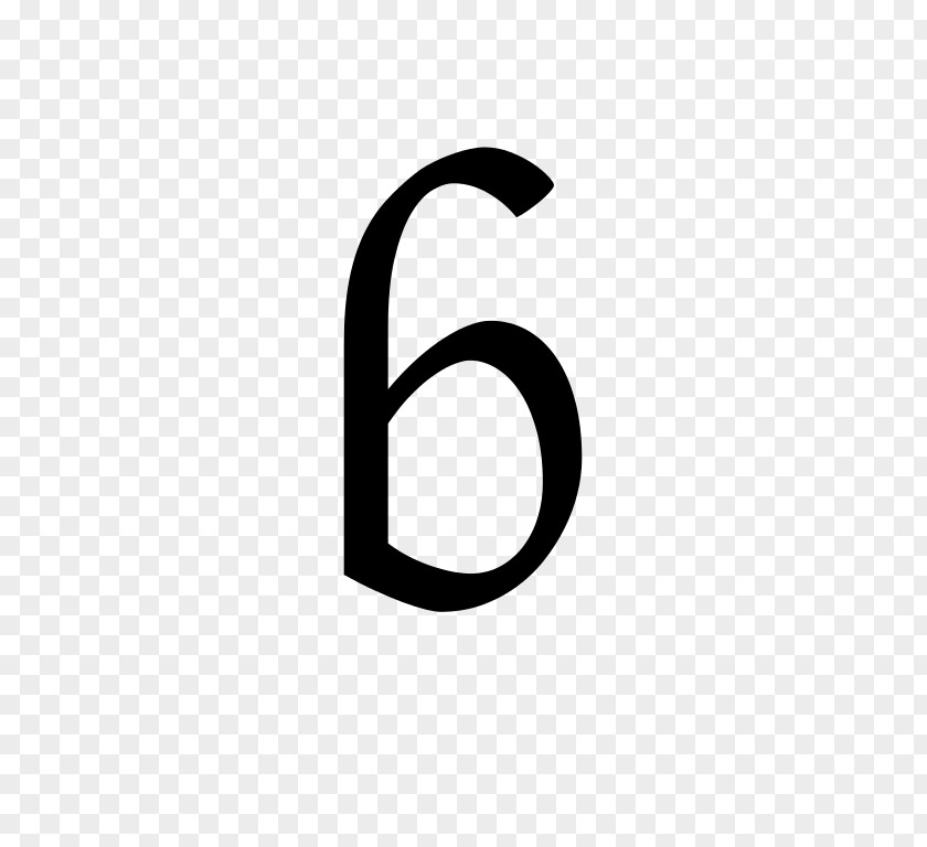 Phonetic Symbol Number 3M Black And White PNG