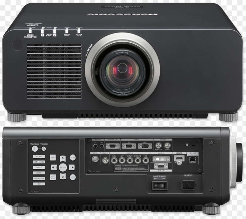 Projector Multimedia Projectors Panasonic PT DZ870 Digital Light Processing PNG