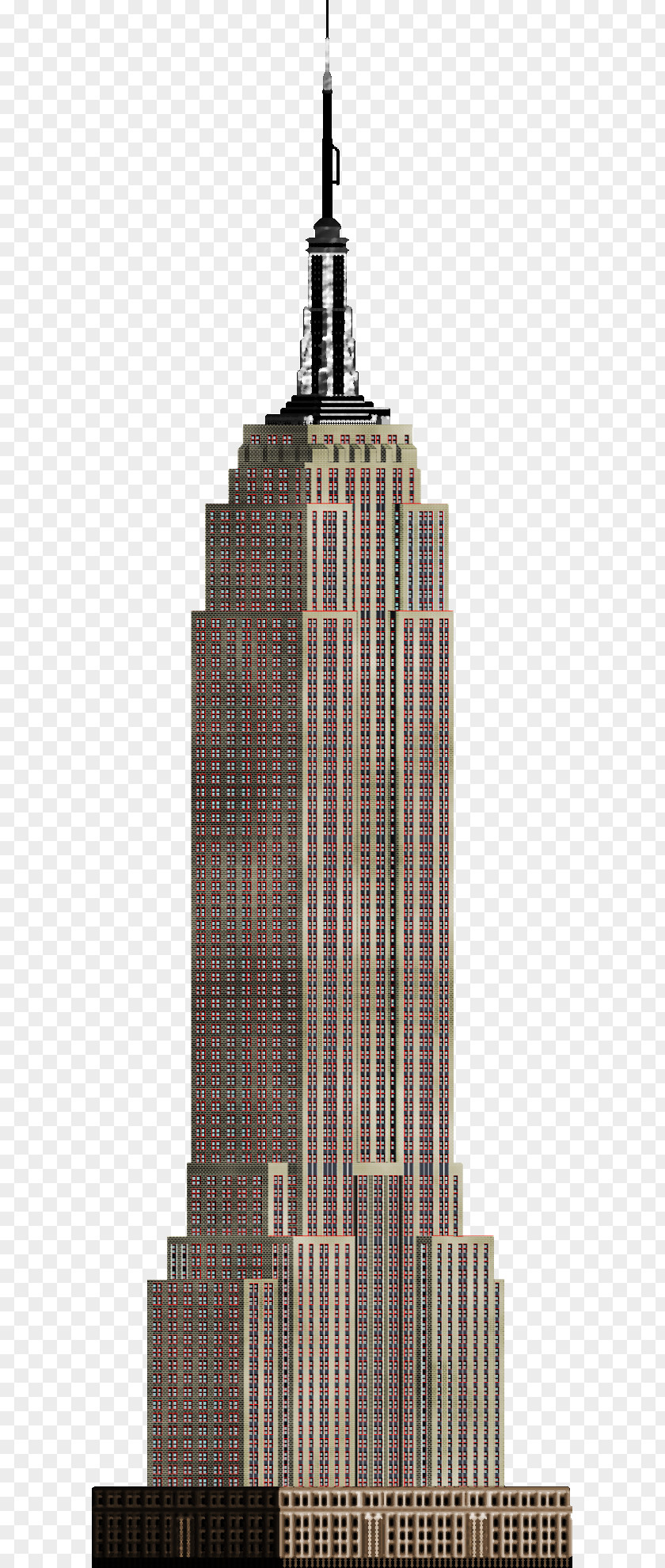 Skyscraper Empire State Building Clip Art PNG
