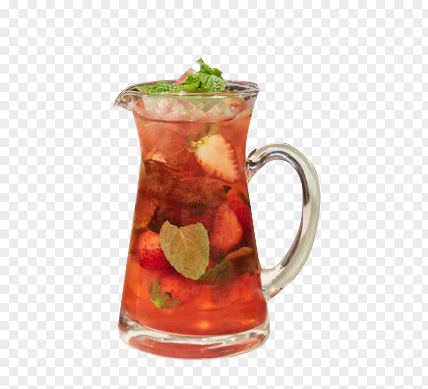 Summer Cool Fruit Tea Bubble Green Iced PNG