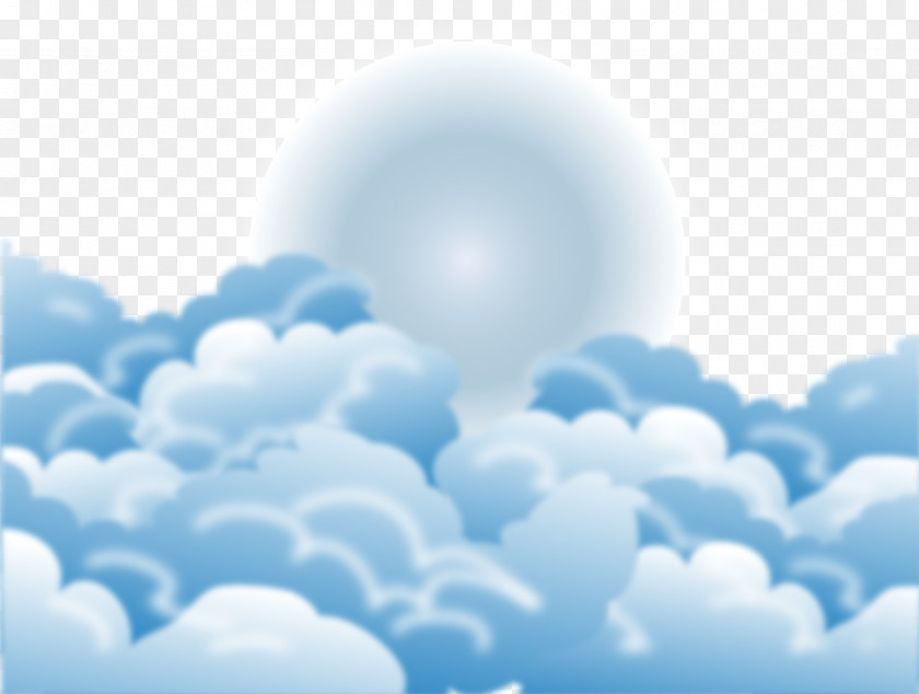 Vector Hand Painted Clouds Cloud PNG