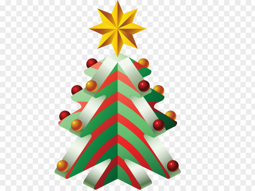 Cartoon Christmas Tree The Euclidean Vector Decoration PNG