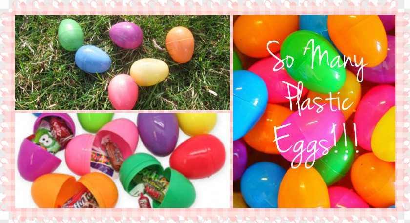 Easter Banner Egg Hunt Candy PNG