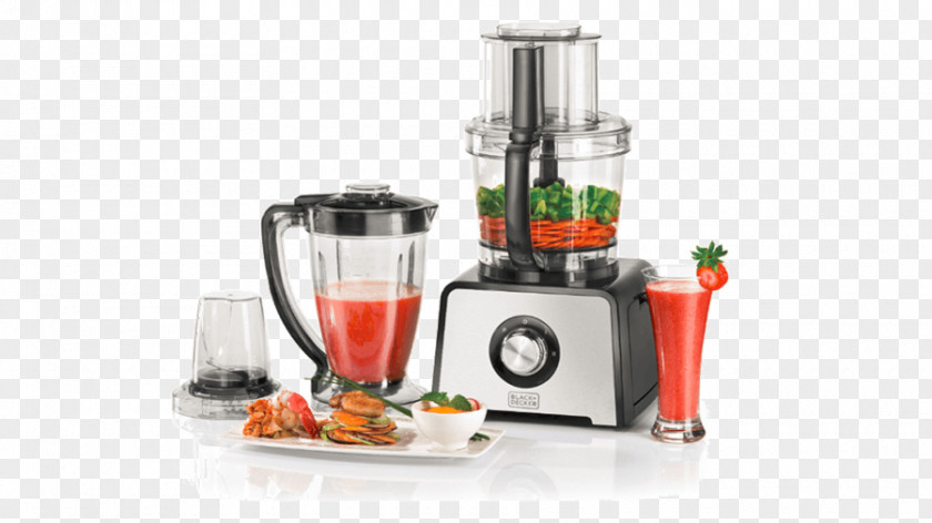 Food Processor Black & Decker Blender Juicer Whisk PNG