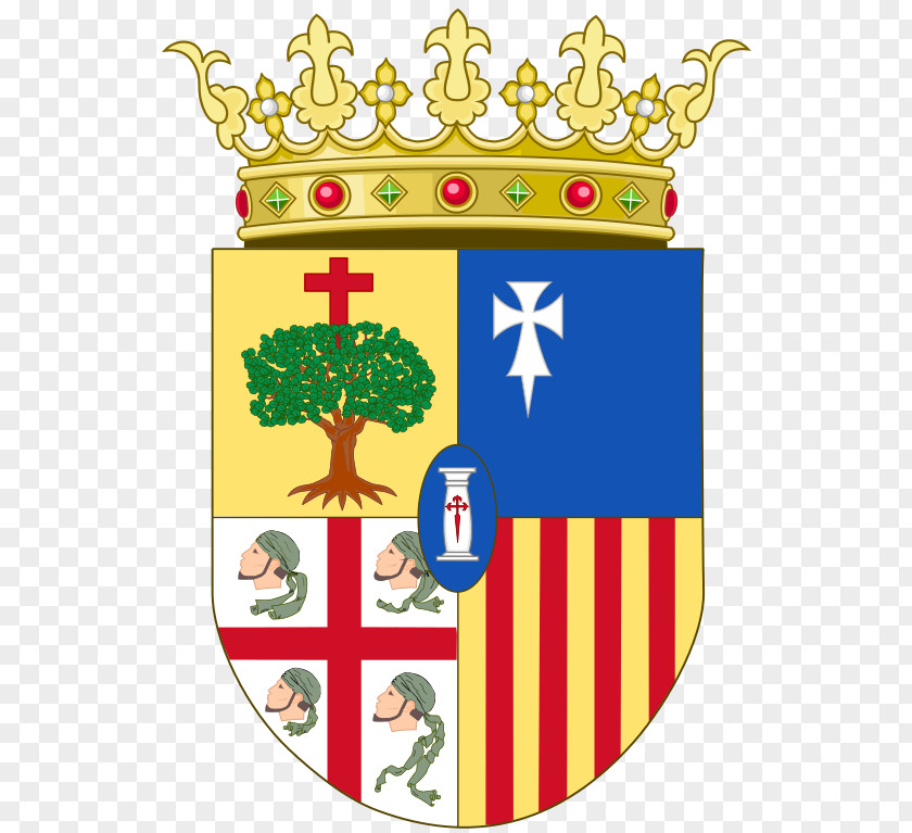 Kingdom Of Aragon Coat Arms The Crown County PNG