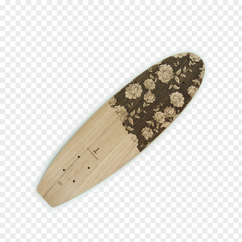 LES BONNES BASES Skateboard Plank Wood Veneer Engraving PNG