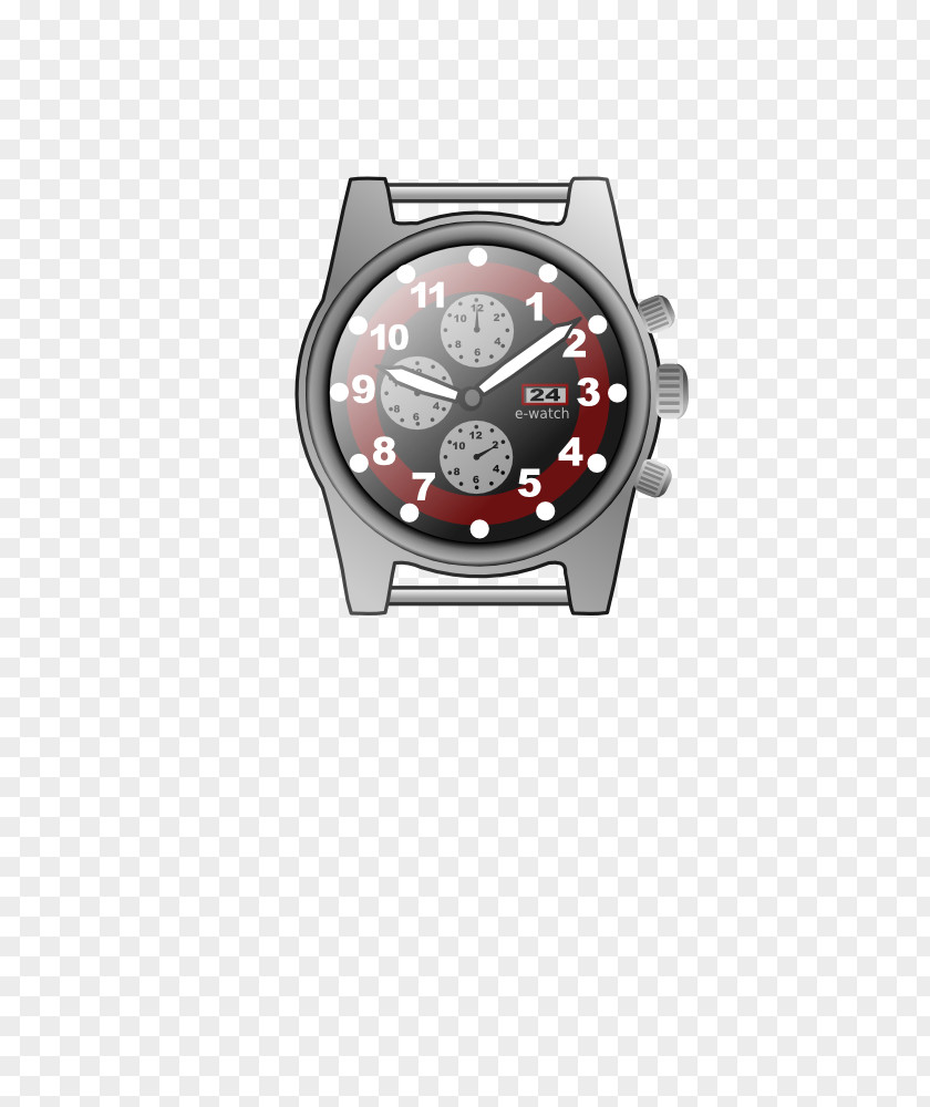 Watch Chronometer Chronograph Strap Clip Art PNG