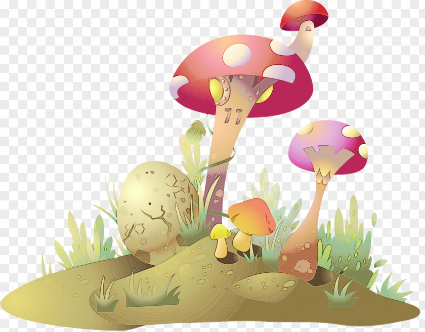 Aquarium Decor Organism Mushroom Cartoon PNG