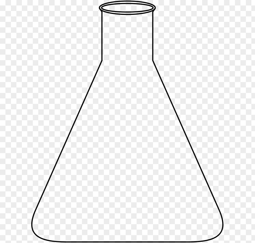 Read Erlenmeyer Flask Laboratory Flasks Glassware Chemistry PNG