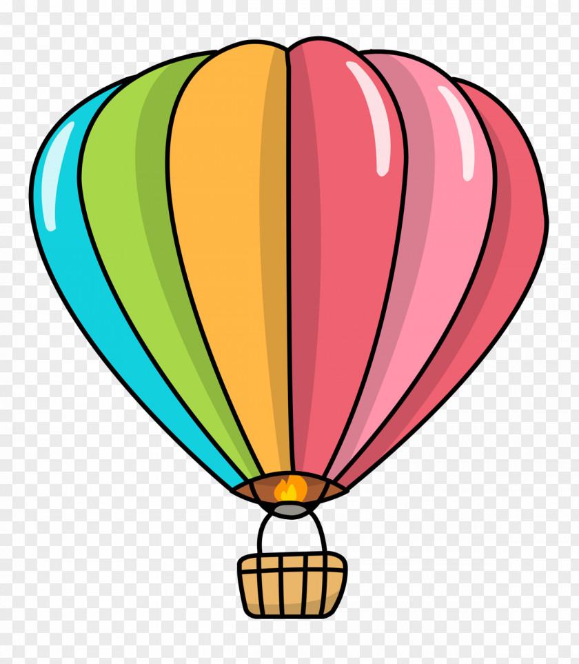Transportation Cliparts Hot Air Balloon Pastel Clip Art PNG