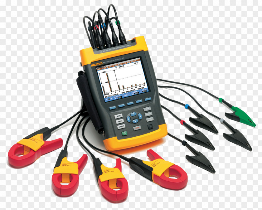 Electrician Electric Power Quality Fluke Corporation Three-phase Electronic Test Equipment PNG