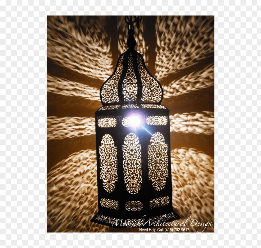 Glass Moroccan Cuisine Lantern Light Fixture PNG