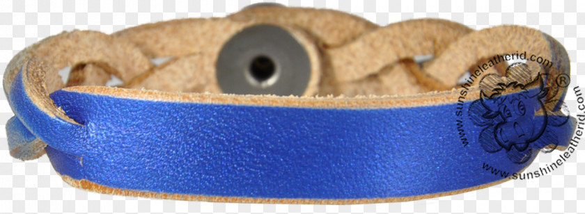 Golden Edge Watch Strap Bracelet Cobalt Blue PNG