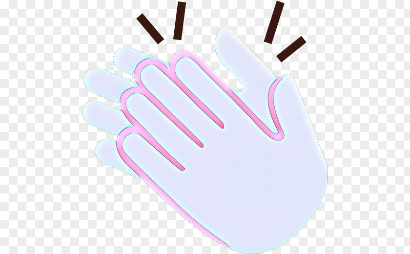 Pink Finger Hand Glove Nail PNG