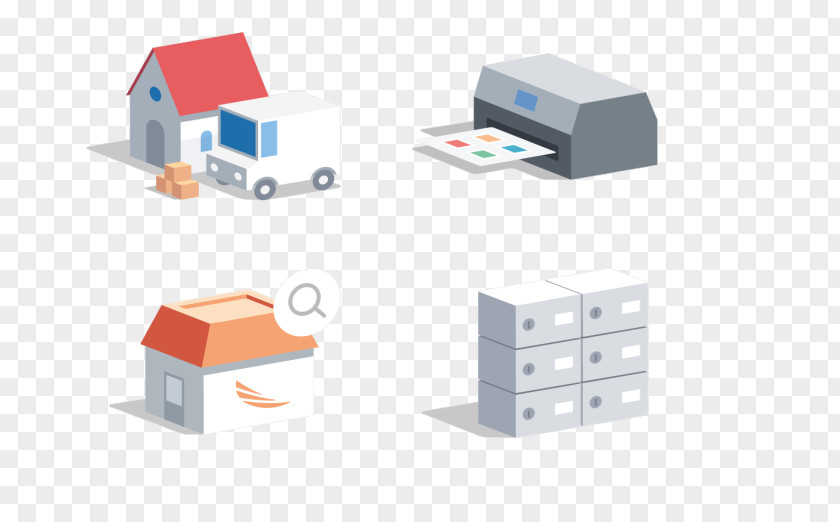 Printer Cabinets House Euclidean Vector Download PNG