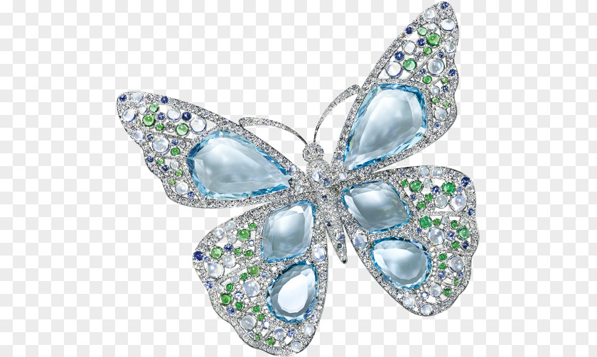 Butterfly Brooch Jewellery Diamond Gemstone PNG