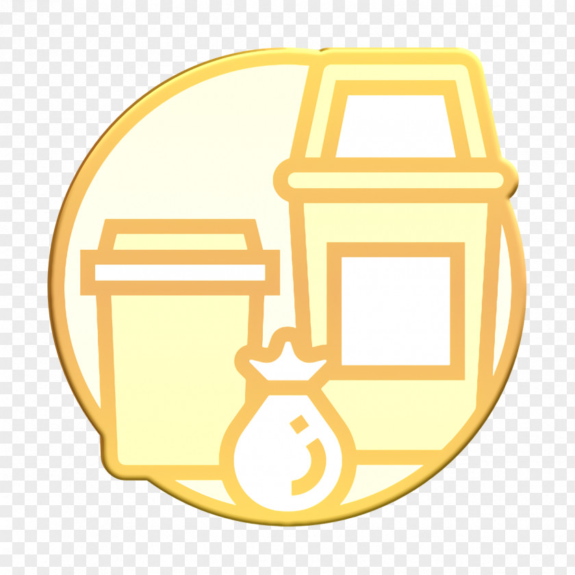 City Element Icon Trash Garbage Can PNG