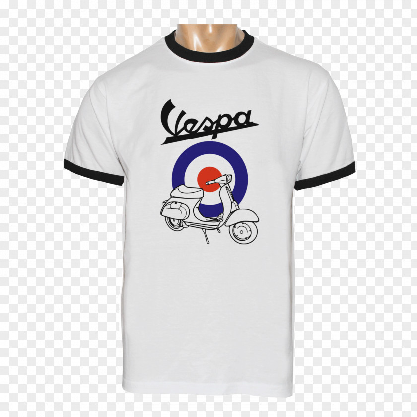 Design For T-shirt Ringer Sleeve Vespa PNG