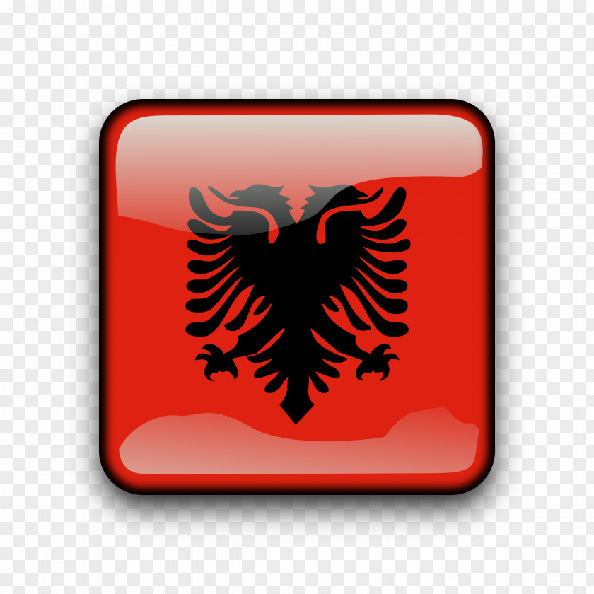 Flag Of Albania National Coat Arms PNG