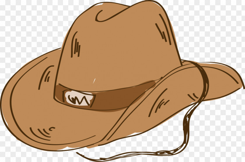 Hand-painted Hat Cowboy PNG