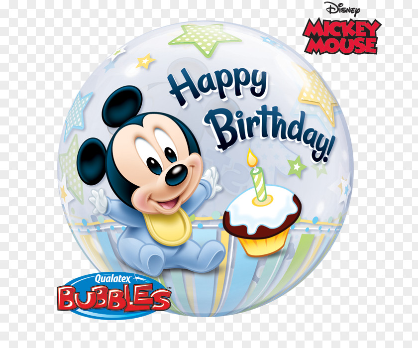Joyeux Anniversaire Mickey Mouse Minnie Balloon Birthday Party PNG