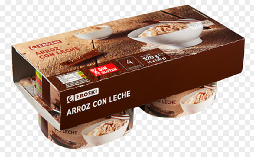 Milk Rice Pudding Chocolate Flavor Dessert PNG