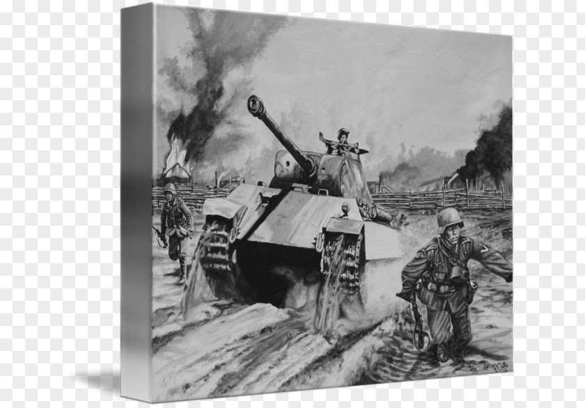 Panther Logistics Courland Gallery Wrap Infantry Militia Canvas PNG