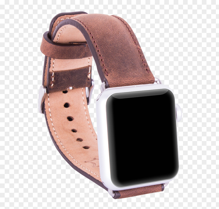 Apple Watch Series 3 Leather Strap PNG