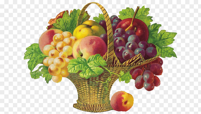 Basket Of Fruit Food Gift Baskets Clip Art PNG