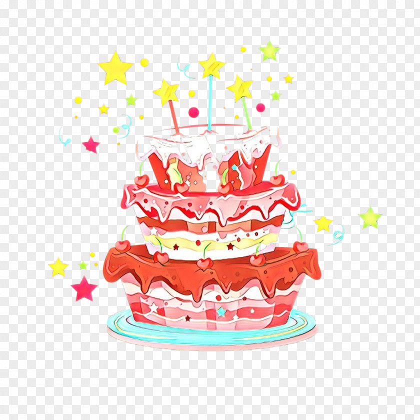 Happy Birthday Cake Tart PNG