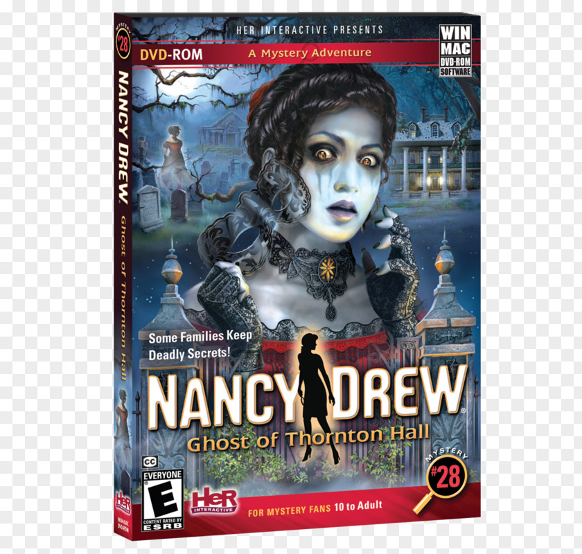 Nancy Drew Drew: Ghost Of Thornton Hall Her Interactive Video Game Adventure PNG