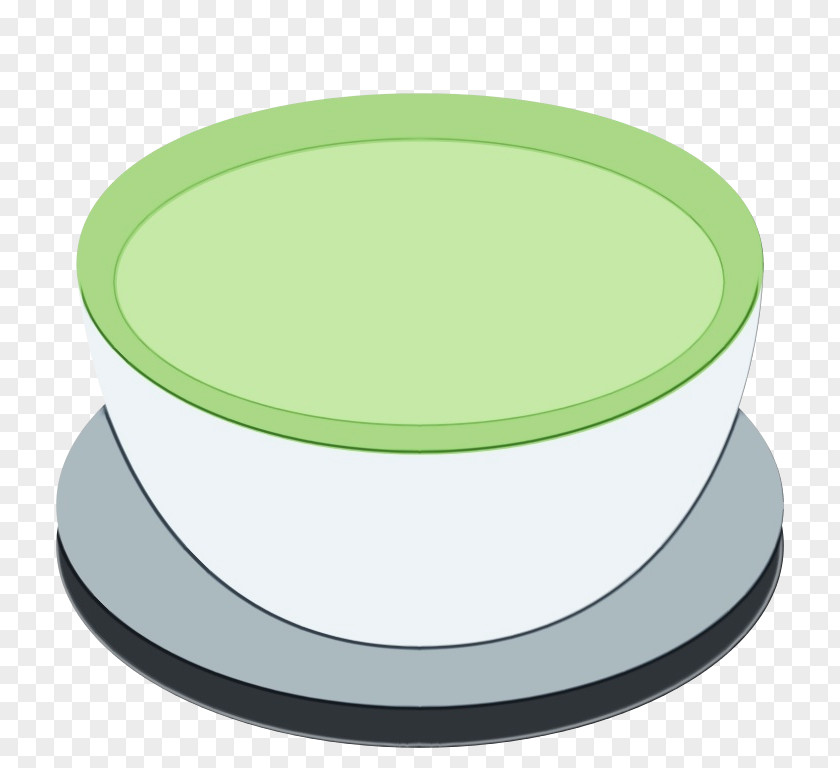 Plate Serveware Green Circle PNG