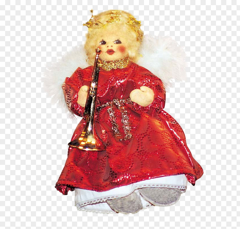 Red Plush Doll Christmas Ornament Toy Photography PNG
