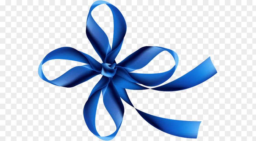 Ribbon Blue PNG