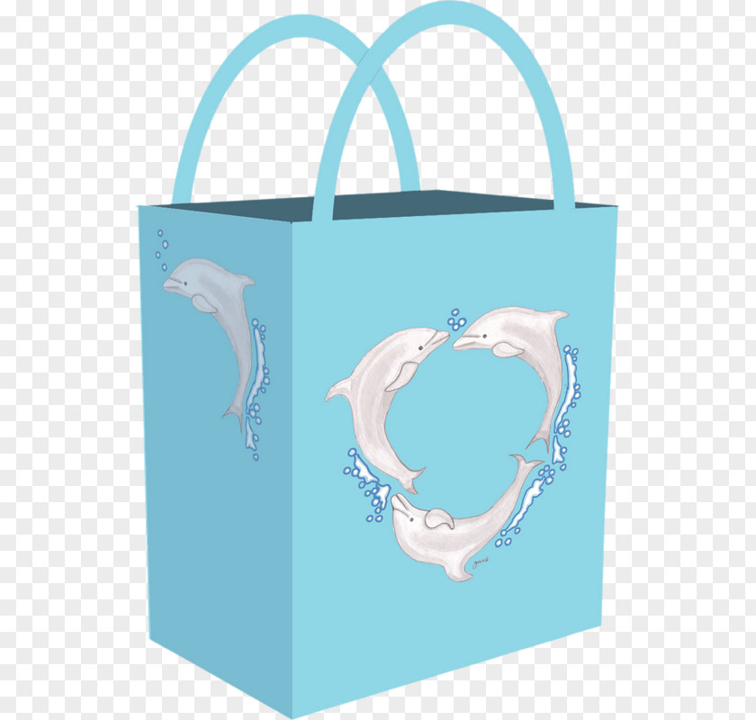 Dolphin Gift Bags Shopping Bag Blue PNG