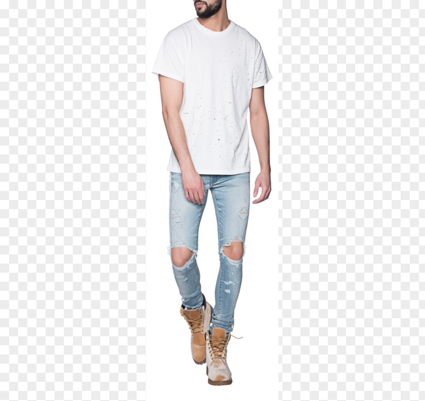 Jeans T-shirt Shoulder Denim Sleeve PNG
