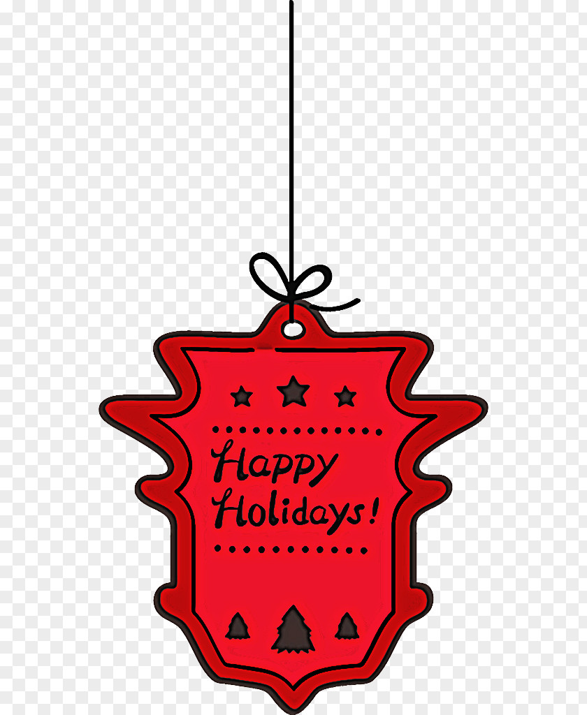 Ornament Holiday Text PNG