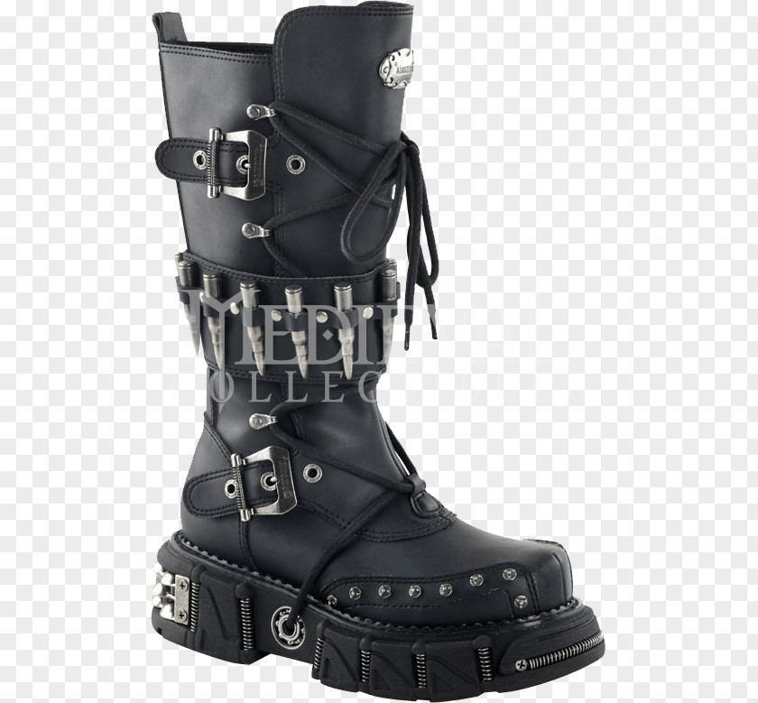 Platform Shoes Knee-high Boot Shoe Strap Zipper PNG