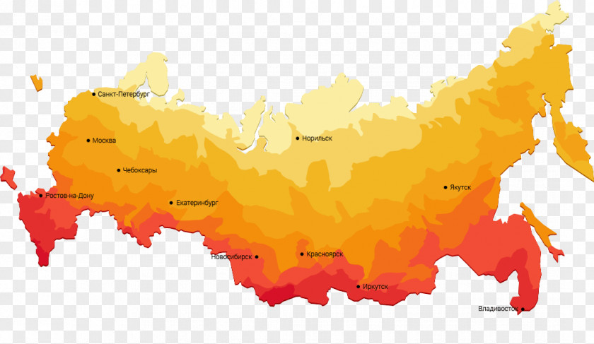 Radiation Efficiency Russia Map PNG