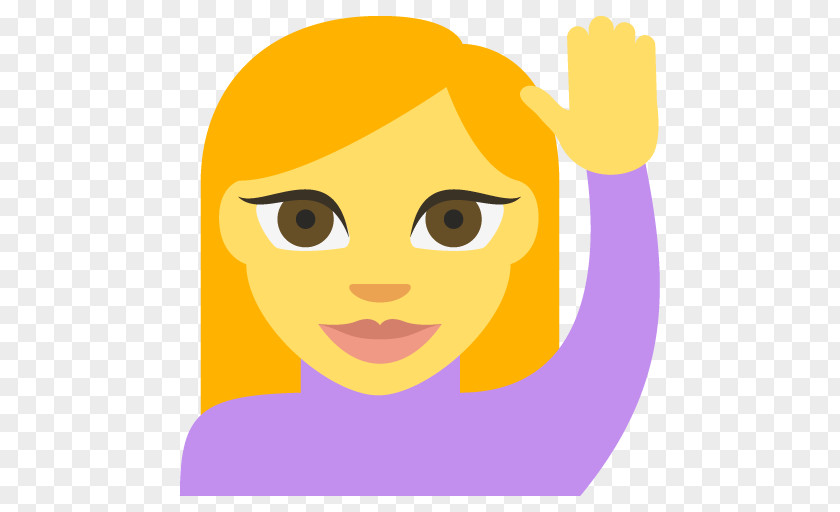 Raise Hand Smiley Emoji Thumb Signal Sticker Askartelu PNG