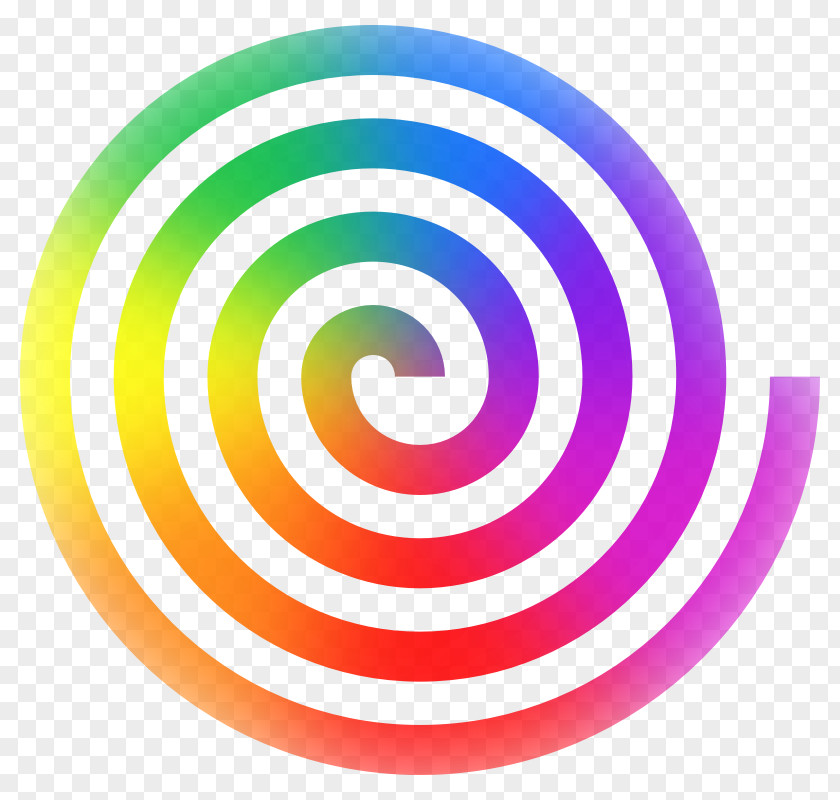 Spiral Cliparts Rainbow Clip Art PNG