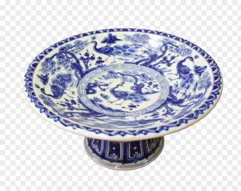 Blue And White Pottery Staffordshire Potteries Porcelain Tableware PNG