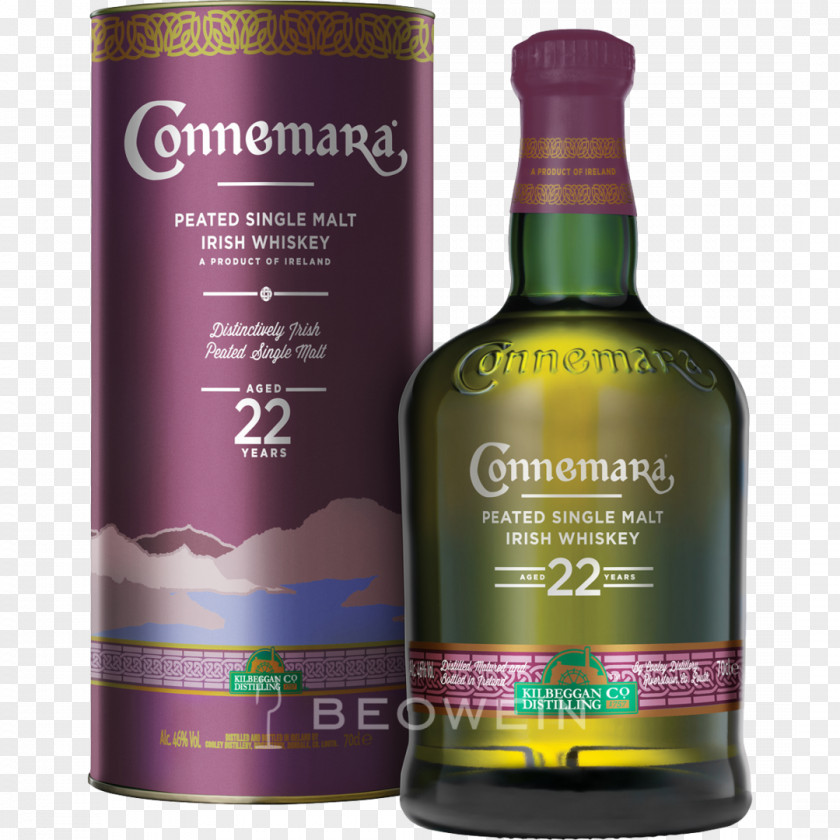 Single Malt Irish Whiskey Whisky Connemara Cooley Distillery PNG