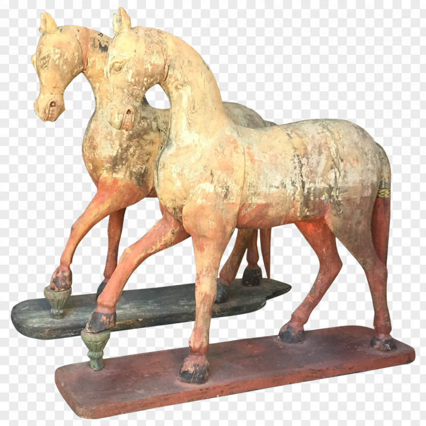Wooden Horse Stallion Mustang Mare Sculpture Freikörperkultur PNG