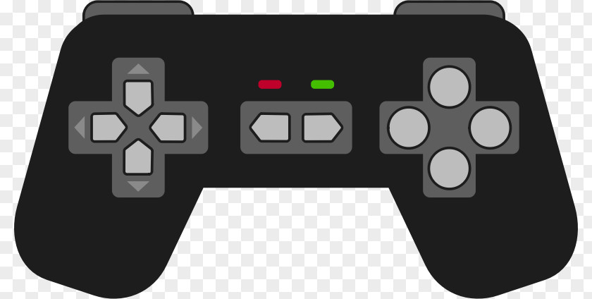 Controller Cliparts Black Wii PlayStation 4 Xbox 360 Game PNG