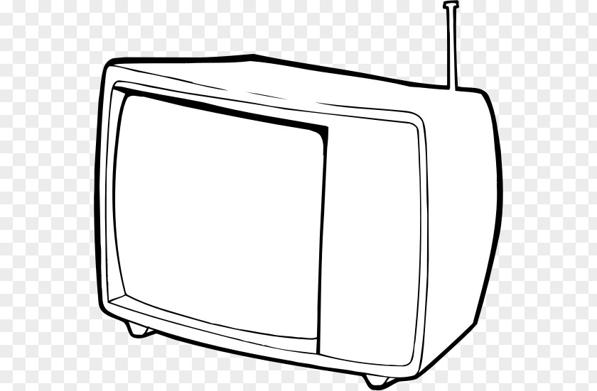 Design Black And White Television Line Art Clip PNG